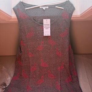 Threads 4 Thought Cody Flamingo Print Tank XXL NWT